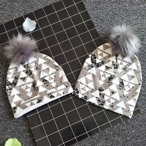 Fashion Newborn Baby Children Hat Cap For Girls Pompom Baby Born Care Infant Toddler Hats Bonnet Skullies Beanies For Kids Boys