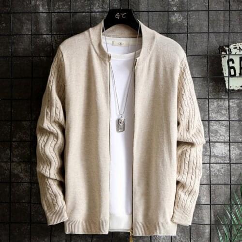 New autumn/Winter 2020 mens cardigan jacket jacket casual fashion wool sweater