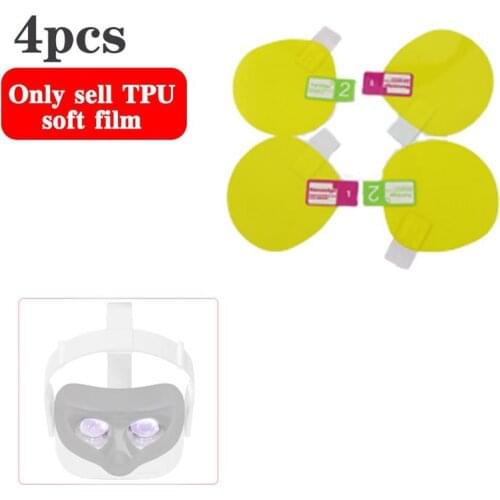 VR Glasses TPU Soft Film for Oculus Quest 2 VR Lens Protector HD Film Anti-scratch for Oculus Quest2 VR Accessories Wholesale