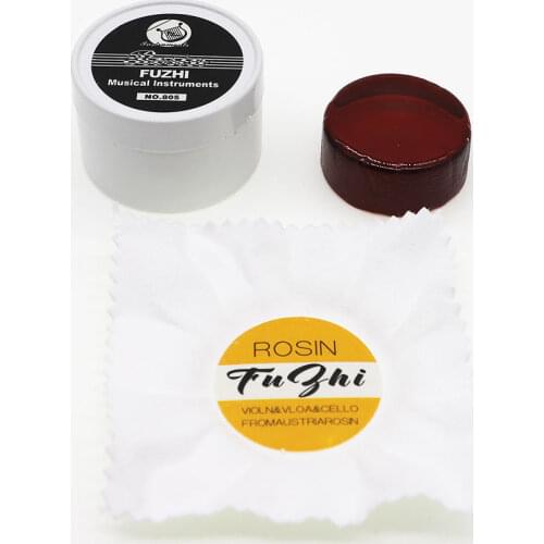 Transparent Rosin Resin Colophony Round for Violin Viola Cello Bowed String Accessories Parts with Plastic Box