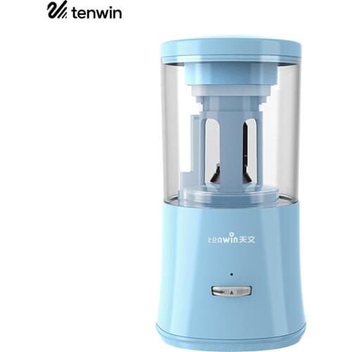 Adjustable Auto Electric Pencil Sharpener Heavy Duty Pencil Sharpener Stop Sharpness for 6-8mm Pencil for Students Supplies