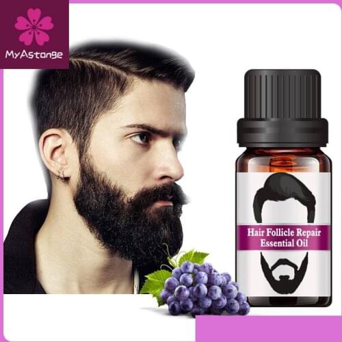 RtopR Hair Follicle Repair Oil Men Styling Moustache Oil Hair Growth Of Beard Body Hair Eyebrow Care Moisturizing Smoothing 10ml