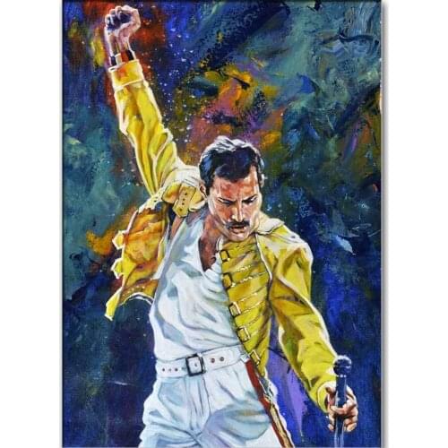 \DIY diamond painting rock band Freddie Mercury 5D diamond embroidery rhinestone picture diamond mosaic decoration gift