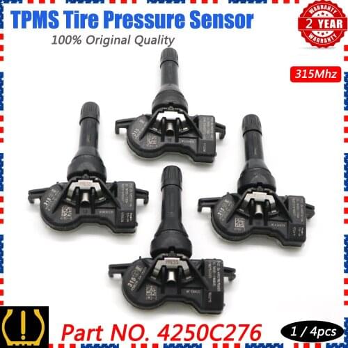 Xuan TPMS Tire Pressure Monitor Sensor System 4250C276 For Mitsubishi LANCER OUTLANDER Jeep COMPASS Chrysler PACIFICA 315Mhz