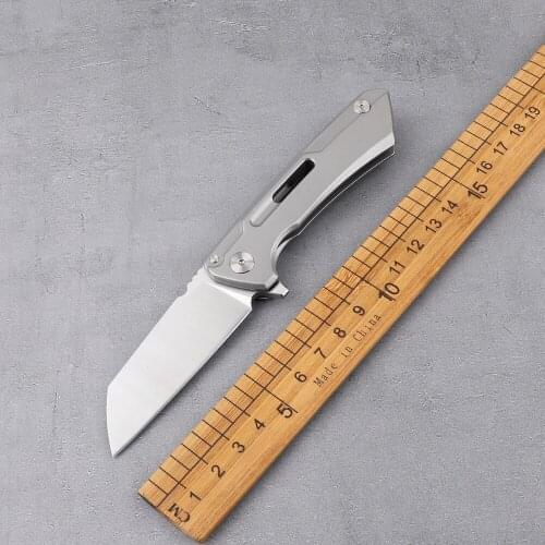 Tactical folding knife D2 steel blade steel handle tactical outdoor camping multi-function knife mountaineering