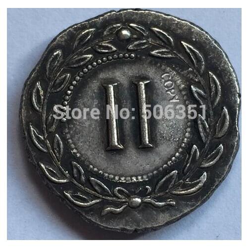 Type:#123 Greek COPY COINS Irregular size