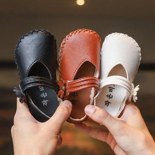 Kids Shoes Children Boys Girls Pu Leather Shoes Baby Retro Toddler Black Patent Leather Princess Party Tenis-infantil Shoes