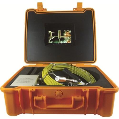 Moderate Cost 20m Cable Hand Held Snake Underwater Pipe Inspection Camera System 7"LCD Monitor
