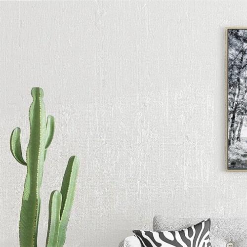 Wellyu Modern minimalist 3D plain non-woven living room diatom mud bedroom Nordic solid color background wall paper