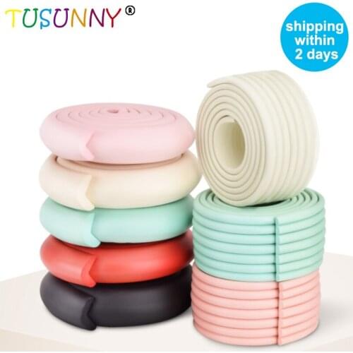 TUSUNNY 4M Child safety Protection Table Guard Baby Safety Products Edge Furniture silicone protection cover Corner protection