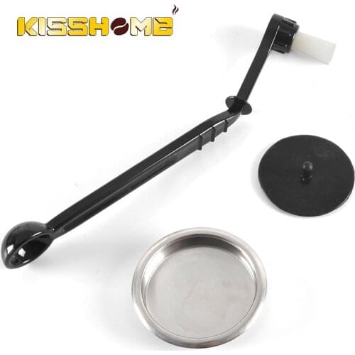 1pc Semi-automatic Coffee Machine Parts Backwash Bowl 58mm Profilter Brewing Head Clean Blind Bowl No Hole Universal Filter Cup