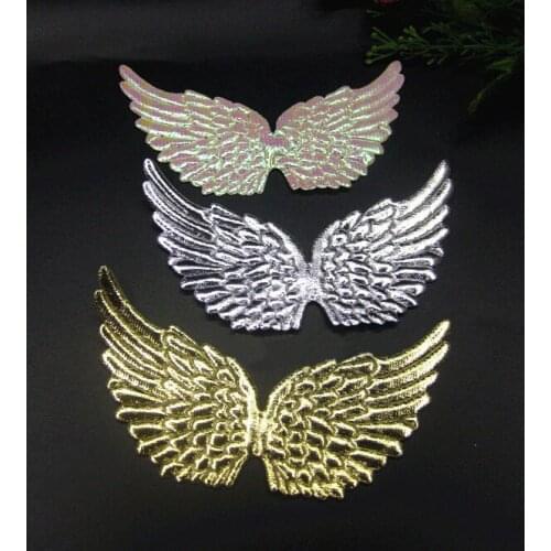 13cm Angel Fairy Wing For Clothes Bag DIY Applique Craft Accessories Garment Cake Decoration For Children Toy
