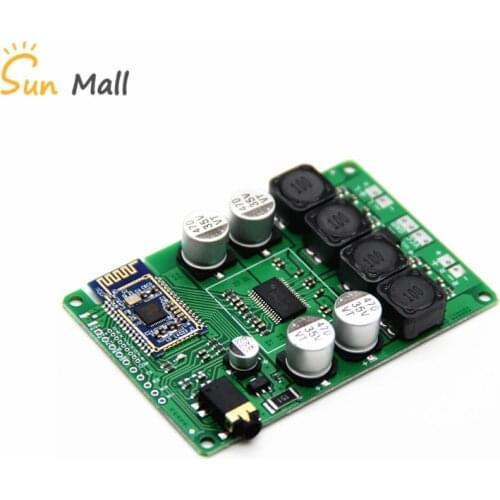 Bluetooth 5.0 Power Amplifier Board 2x30W/20W Support AUX Audio input Support Serial Command to Change the name password