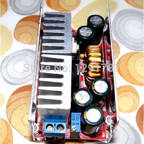 5pcs 12A 100W Adjustable DC Step Down Convert Battery Buck 3.3/5/12/24V Power Supply 4.5-32v 24v to 0.8-30v 12v