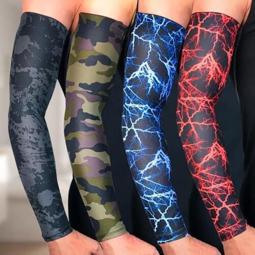 50%HOTAthletic Sleeves Camo Design Breath Ability Outdoor Accessory Arm Sleeves UV Protection for Protection