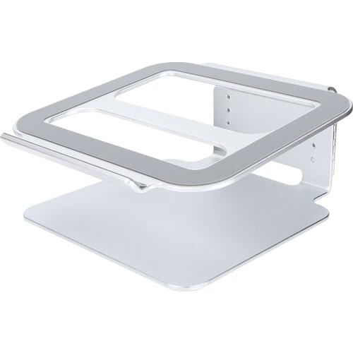 Aluminium Alloy Laptop Heighten Radiating Stand Folding Adjustable Notebook Cooling Bracket Laptop Accessories PC Holder Steady