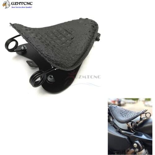 Motorcycle Crocodile Solo Seat Baseplate Bracket Support Driver Mounting Kit For Harley Sportster 48 72 XL 883 1200 04-06 10-17