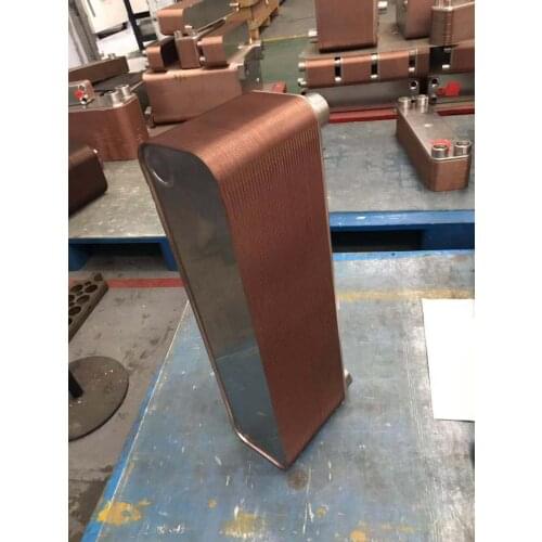 Machine oil cooler m10 titanium heat exchanger lubricating free flow high temperature resistance exchaner plate