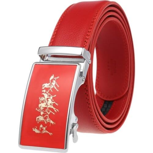 Men belt fashion Alloy Automatic buckle belt business affairs casual decoration belt mens belts luxury brand LY136-222759-1