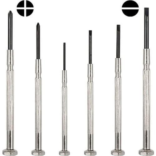 6Pcs Small Screwdriver Set Flathead Multifunction Philips Portable Mini Precision Repair Tool