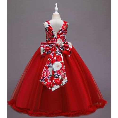 5-7-9-11-13 Years Teenager Girls Prom Dress for Night Party Children Costume Clothes Big Girls Ball Gown Dresses Kids Girl Dress