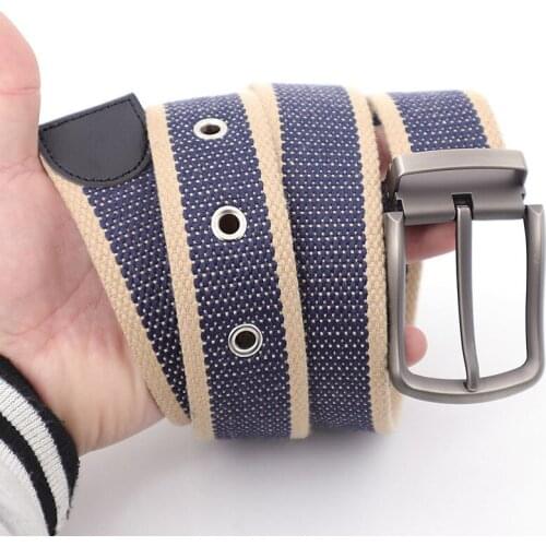 Pin Buckle Tactical Belt Custom Stainless Steel Designer Belt for Men New Outdoor Hunting Unisex Canvas Military Training Belt