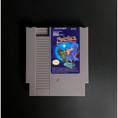 Solstice - The Quest for the Staff of Demnos - 72 pins 8bit Game Cartridge