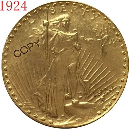 USA 1924 $20 St. Gaudens Coin Copy