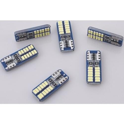 T10 W5W 3030 10 PCS 194 LED Canbus White Bulbs 6000K for Dome Map Light Door Light 168 Bright LED Chips 2W12V