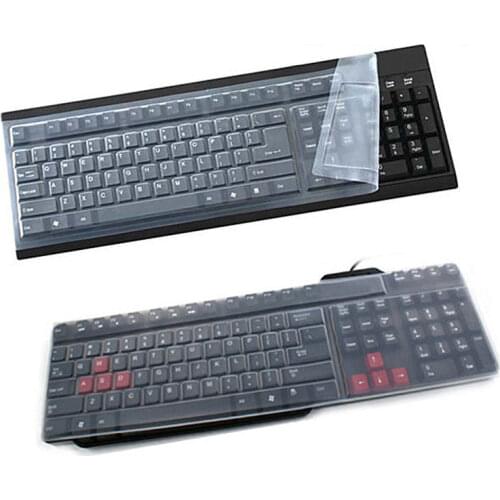 Universal Silicone Desktop Computer Keyboard Cover Skin Protector Film Cover