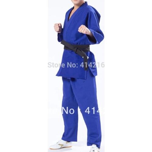 100% pure cotton thicken training uniforms Fighting kung fu martial arts clothes clohing unisex kids&Adult judogi