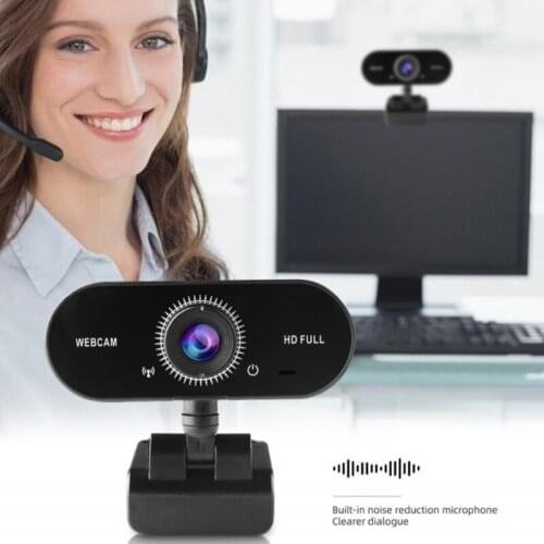 1080P 30FPS Webcam with Microphone, USB Camera, Built-in Noise Reduction Mic for PC Computer Laptop/Desktop/Live