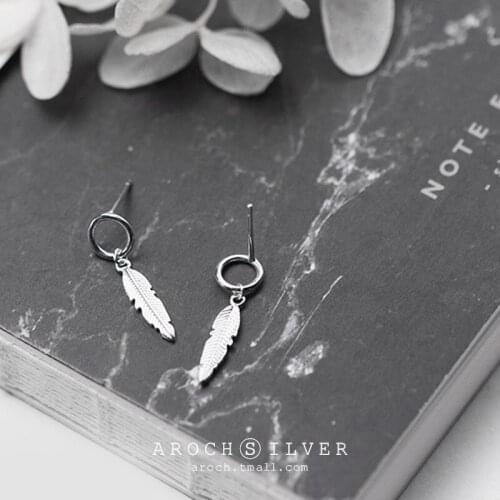 New Arrivals Korean Style Feather Earrings For Women Lady Bridal Earrings Girls Gifts Pendientes Brincos 2021