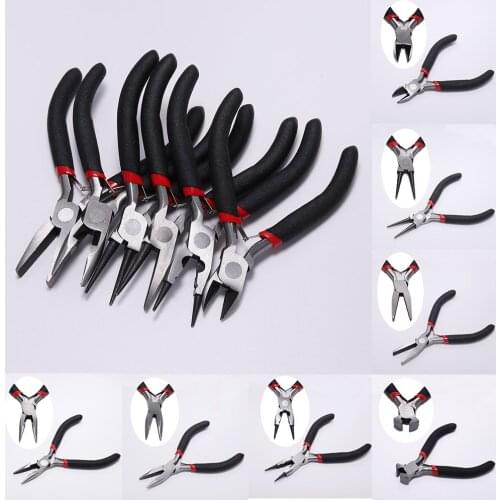 12 kinds Jewelry Mini Diagonal Round Bent Long Needle Round Nose Cutting Wire Pliers For Jewelry Making Handmade Accessories