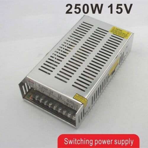 250W 15V 16.6A Single Output Switching power supply for LED Strip light AC to DC
