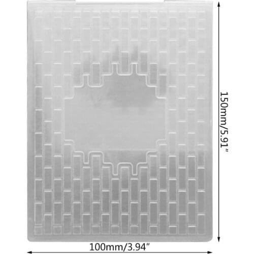 3D Wall Animal Embossing Folder With Cut Design DIY Paper Cutting Dies Scrapbooking E56C