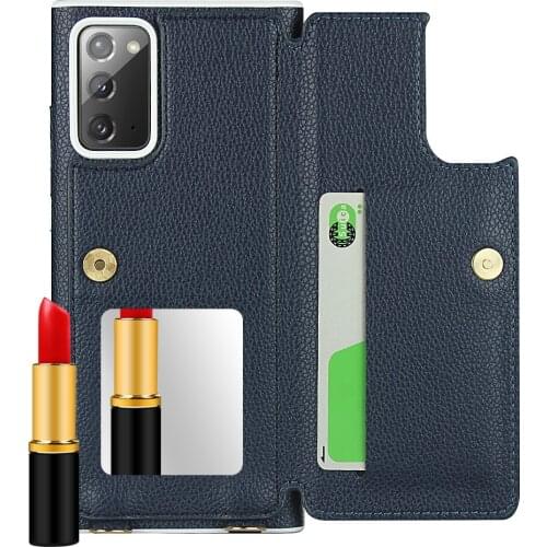 Flip Wallet Coque For Samsung Galaxy Note 20/ note20 Ultra 5G Leather Cases Back Cover Hoesje Etui Lanyard Phone Case Accessory