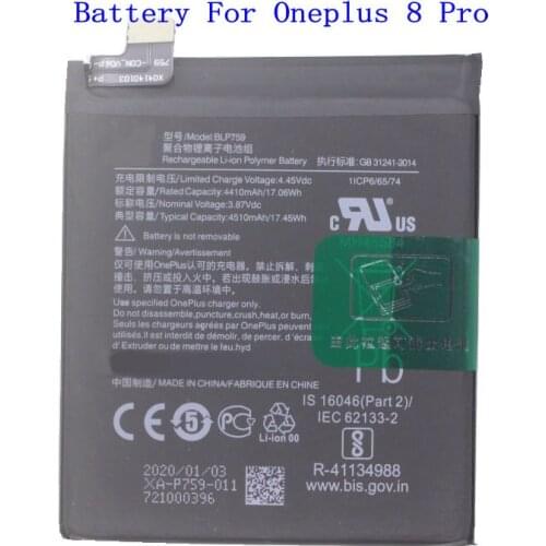 Ciszean OnePlus 8 Phone Batteries China