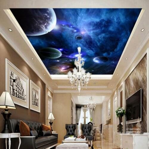Photo wallpaper Dream Star Star stereo zenith ceiling mural wallpaper ceiling painting customized decoration mural