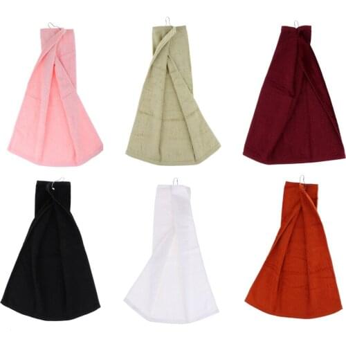 Golf Towel Cotton Comfort Sport Hand Towel with Mental Hook Carabiner Towel