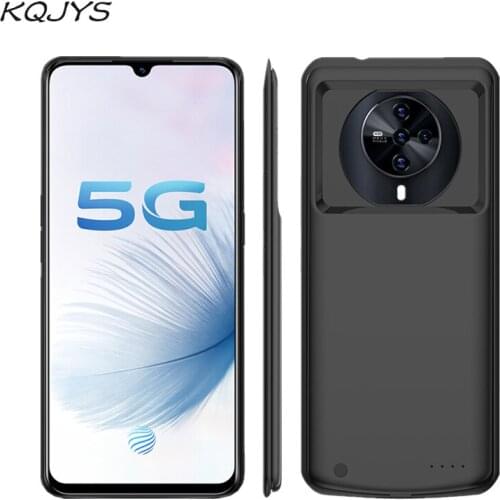 KQJYS 6500mAh Portable Battery Charger Cases For VIVO S6 5G Battery Case Portable PowerBank Battery Charging Case For VIVO S6 5G