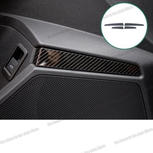 Lsrtw2017 carbon fiber car door edge trim for audi a3 8Y 2020 2021 accessories interior decoration sportback sticker 2022