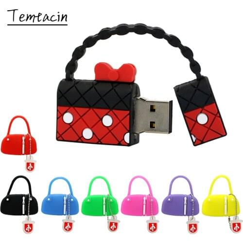Bag 8GB Personalized Pendrive 64GB 128 256 8 gb 4GB Mini Cle USB 16GB 32GB 128GB Pen Drive 256GB Memoria Stick Funny Flash Drive