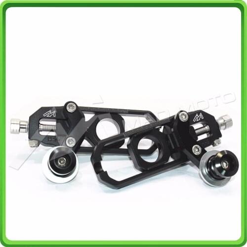 Motorcycle Chain Tensioner Adjuster with spool fit for Honda CBR600RR 2011 2012 2013 2014 2015 2016 CBR 600 RR Black