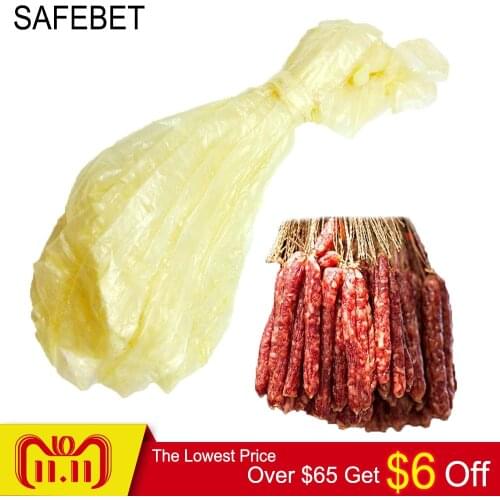 New 8m*50mm Casings for Sausage Salami Shell for Sausage Maker Machine Kitchen Tools Meat Poultry Tools Inedible Casings