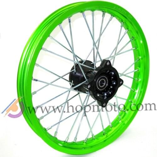 Dirt bike Pit Bike Racing 1.40 - 14" Inch Alloy Front Wheel Rim with 32 holes 60/100-14 Fit For PIT PRO Thumpstar KTM CRF