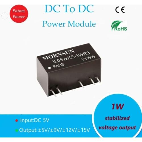 5VDC To DC 5V 9V 12V 15V 1W Step-Up Converter Boost regulator Chip Step Down IC Voltage Stabilizing Isolated 3000V SIP