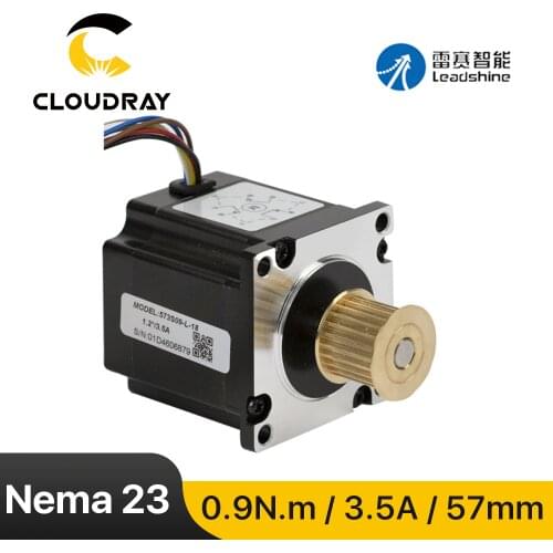 Leadshine Nema 23 Stepper Motor 3 Phase 57mm 90Ncm 3.5A Stepper Motor(573S09)with GEAR 4-lead Cable for 3D printer CNC XYZ
