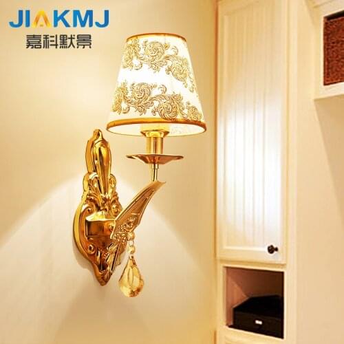 Wall lamp modern minimalist LED bedside lamp bedroom creative European American living room stairs aisle lights hotel lighting