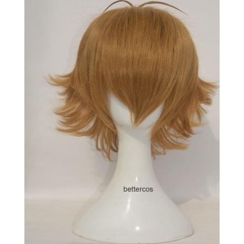 Voltron:Legendary Defender Pidge Cosplay Wigs Short Short Light Brown Heat Resistant Synthetic Hair Wig + Wig Cap